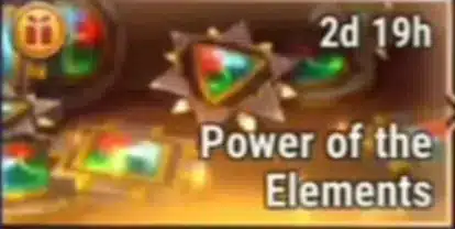 Power of the Elements event