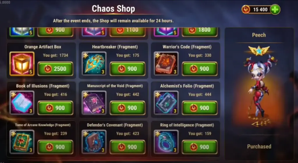 Way of Chaos Event