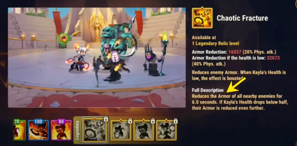 Kayla Ultimate Relics Guide