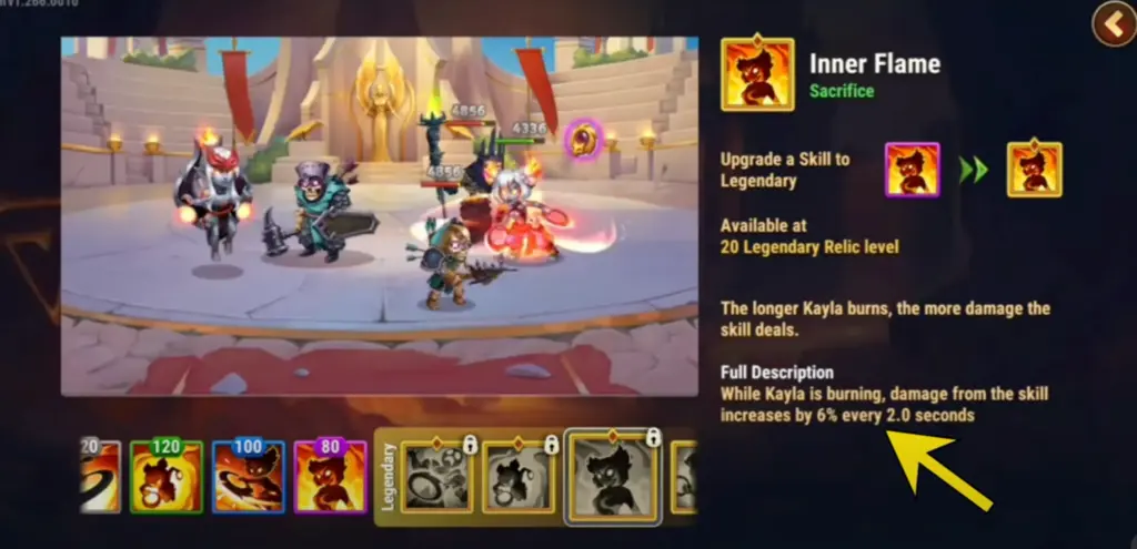 Kayla Ultimate Relics Guide