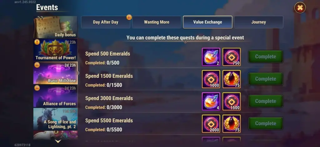 Runic Millstone Event