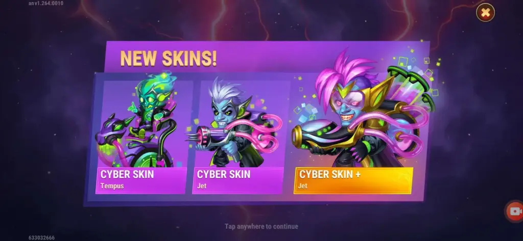 Cybernetic Skins event