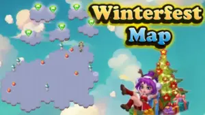 Hero Wars Winterfest Map