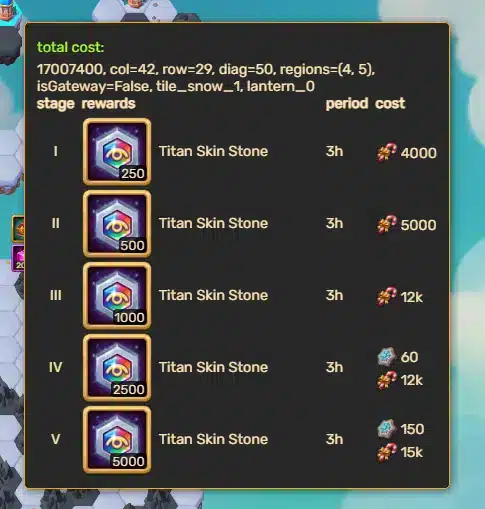 Titan Skin Stone Generator