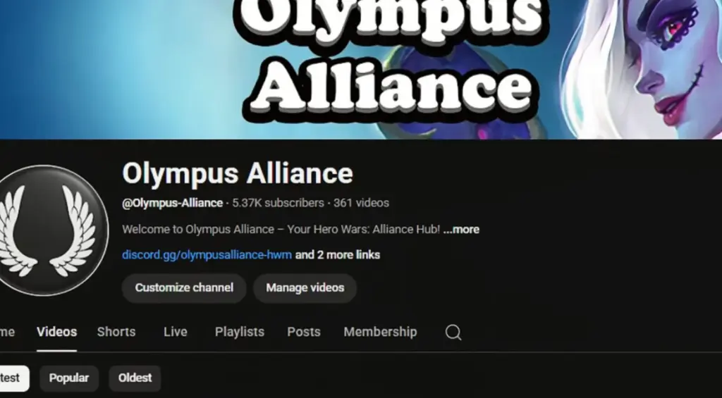 Olympus Alliance Thankyou
