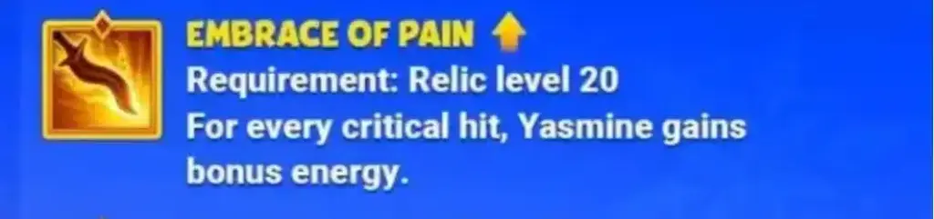 Yasmine relics