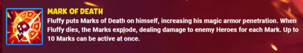mark of death skill