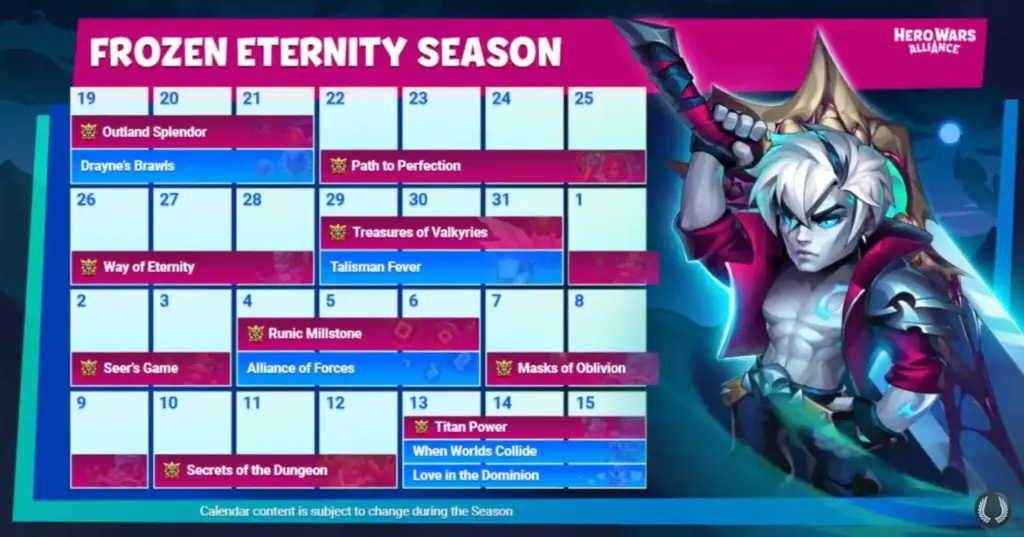 Frozen Eternity Season