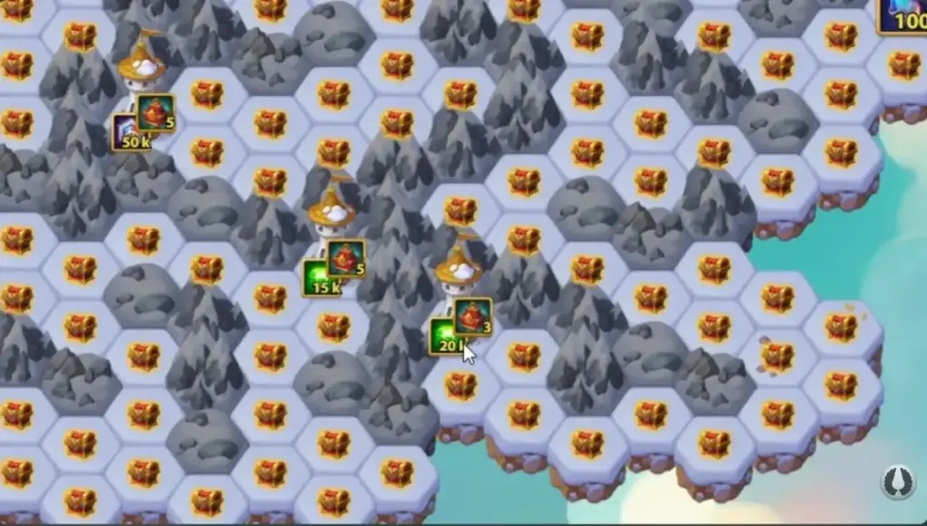 Hero Wars February Map