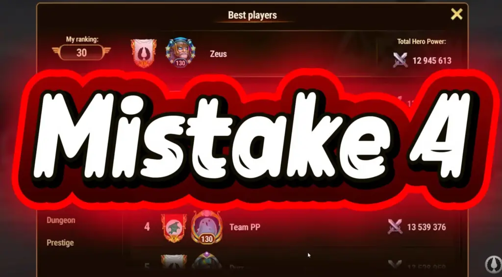 Hero Wars 5 Beginners Mistakes