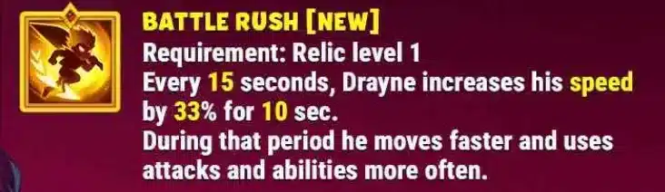 Drayne Relics Overview
