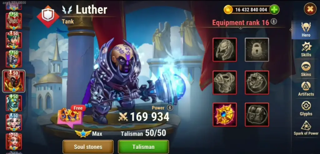 Luther Talismans Guide