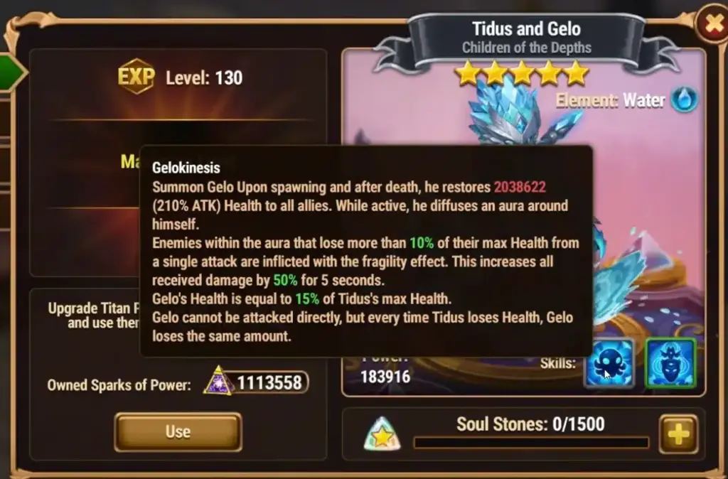Hero Wars Tidus Guide