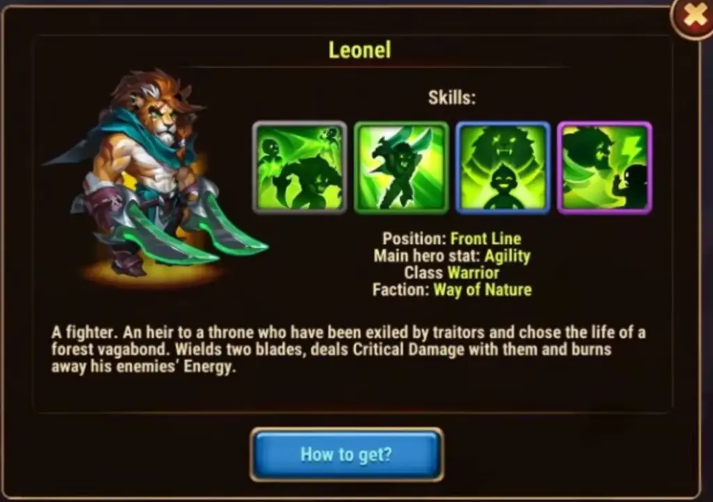 Leonel New Hero