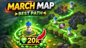 Hero Wars March Map