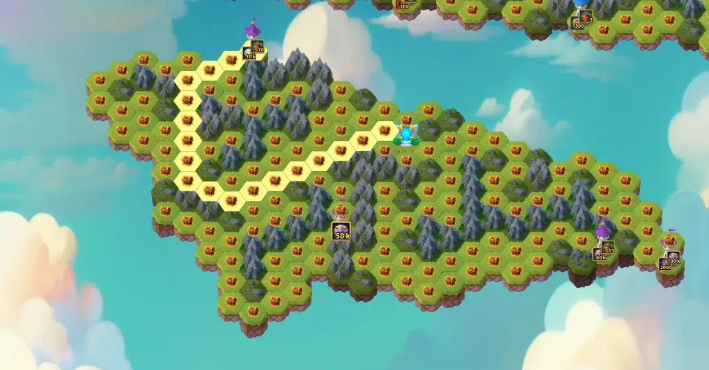 Hero Wars Byrna Event Map