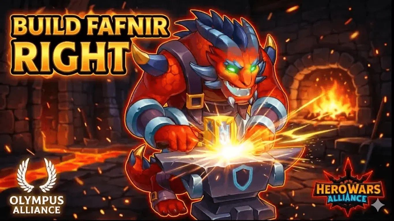 Fafnir Talisman Guide showing the dragon blacksmith at his forge