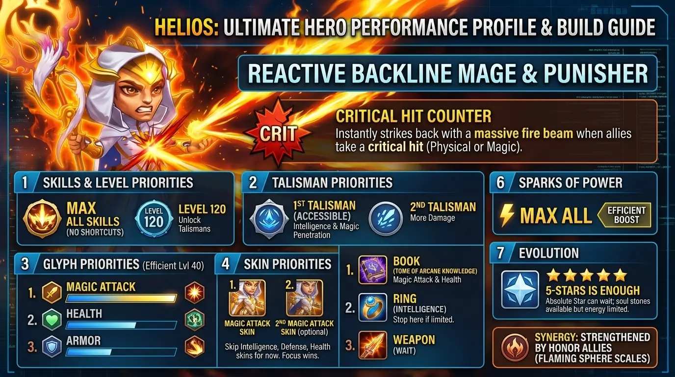 Helios Build Guide Stats and Attributes