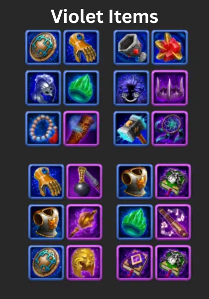 Hero Wars Byrna Items