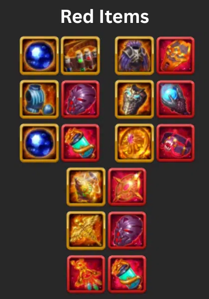 Hero Wars Byrna Items