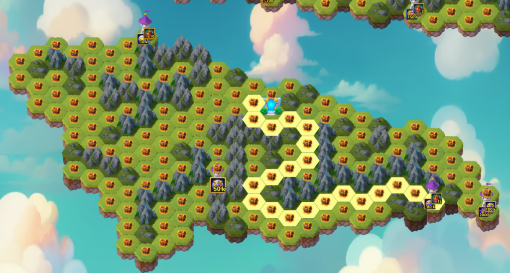 Hero Wars Byrna Event Map