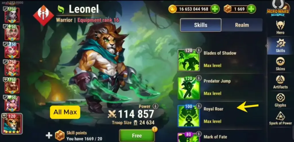 Leonel Build Guide