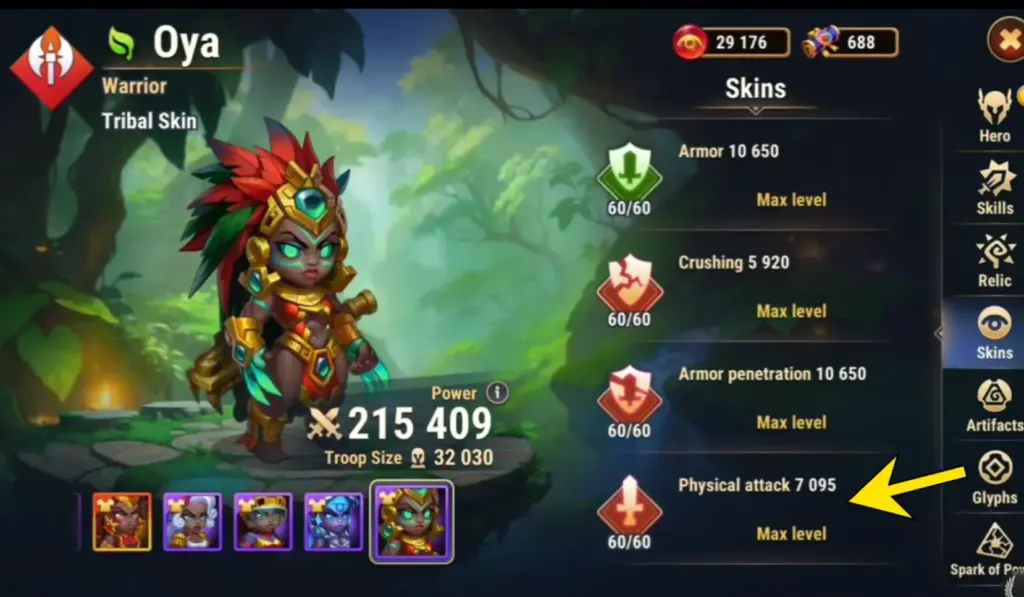 Hero Wars Tribal Skins