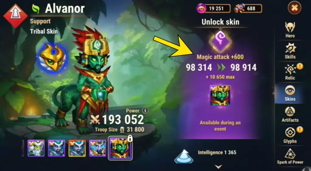 Hero Wars Tribal Skins