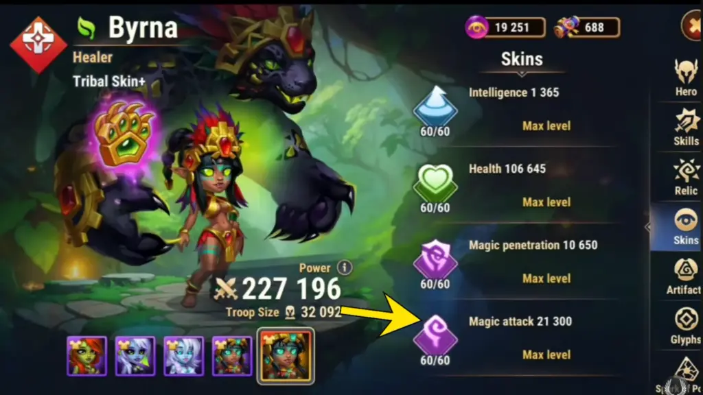 Hero Wars Tribal Skins