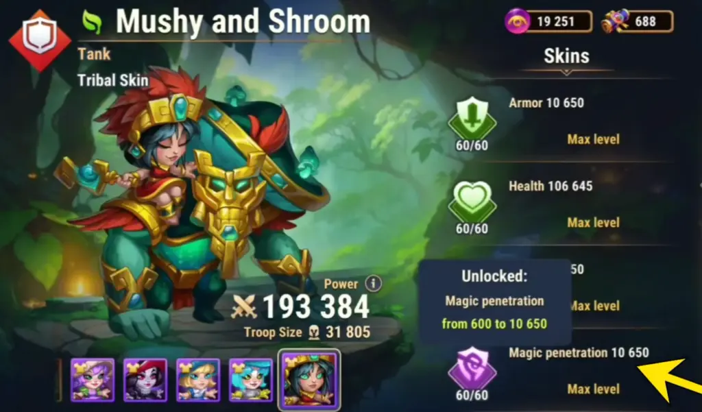 Hero Wars Tribal Skins