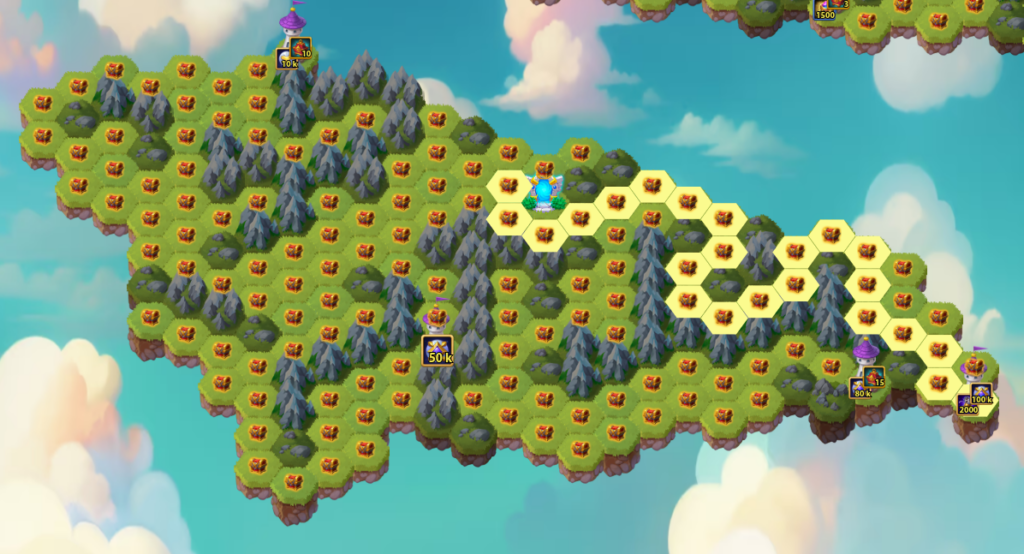 Hero Wars Byrna Event Map