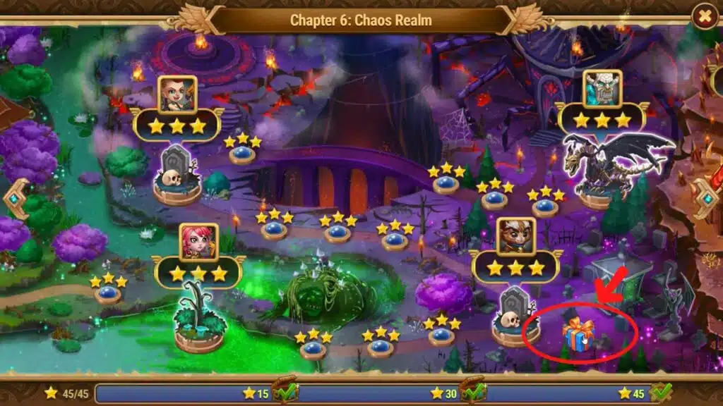 hero-wars-birthday-event-mini-game-day-1-location