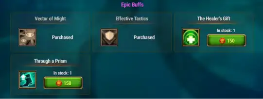 Hero Wars Maestro Epic Buffs