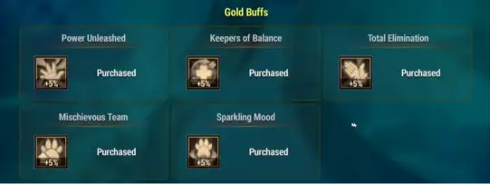Hero Wars Maestro Gold Tier Buffs