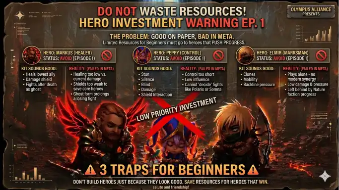 Hero Wars Alliance Beginners Trap hero statistics overview