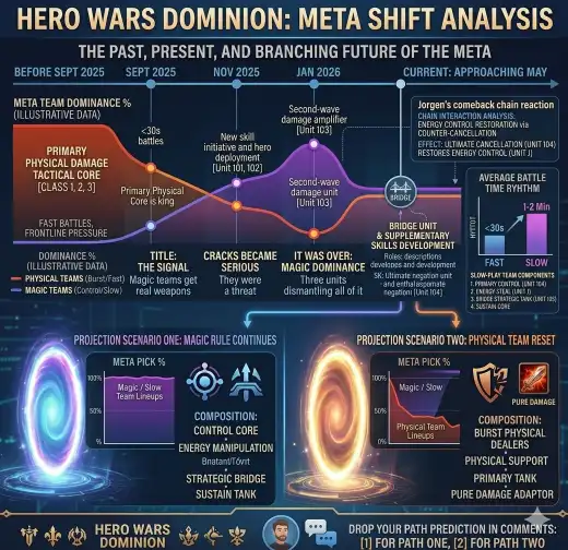 Hero Wars magic meta breakdown statistics