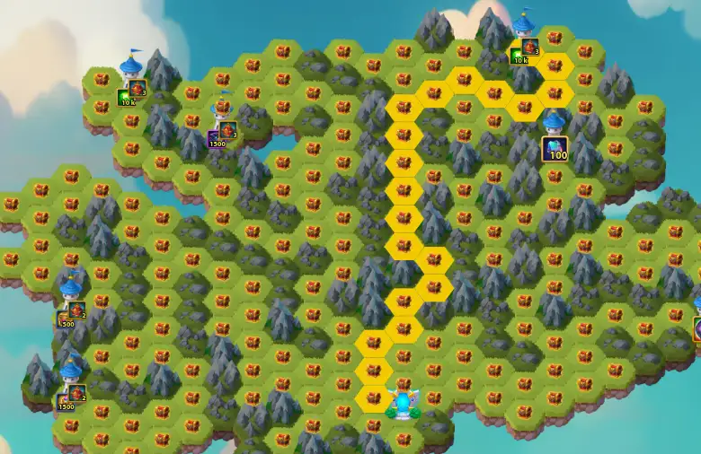 Hero Wars May Map Secondary Emerald Tower 10000 Emeralds 20 Moves