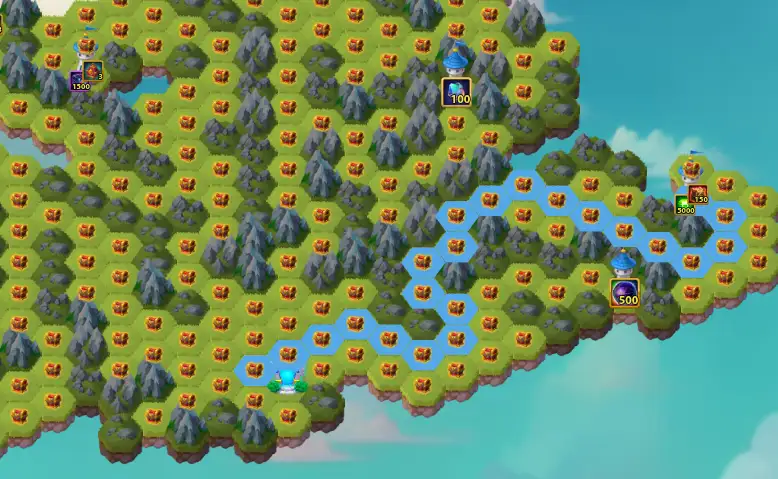 Hero Wars May Map Artifact and Emerald Tower 5000 Emeralds 150 Absolute Artifacts 22 Moves