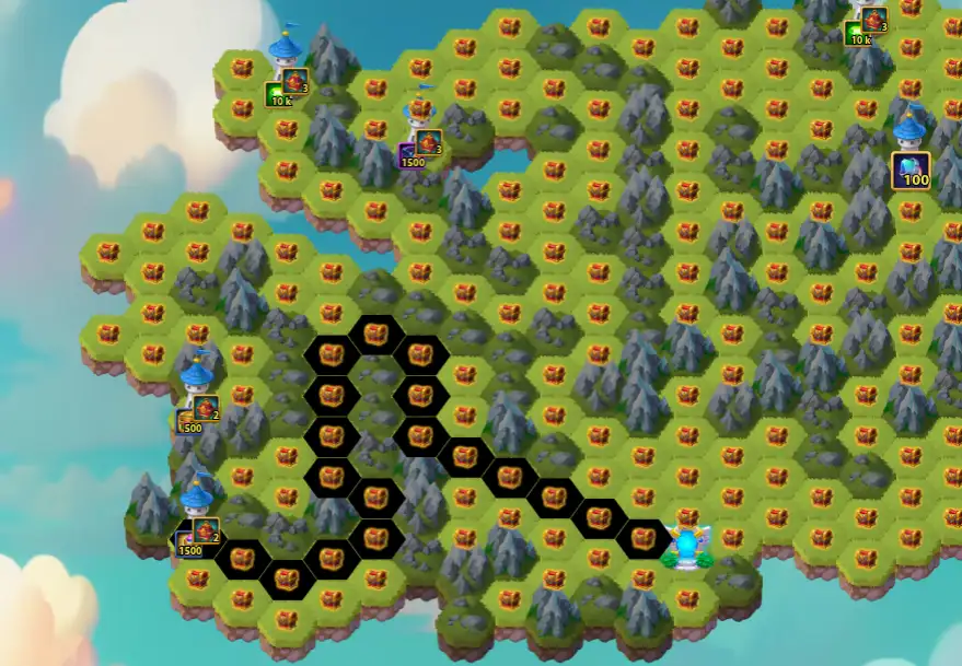 Hero Wars May Map Crystal Tower 1500 Wish Crystals 19 Moves