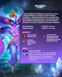 Alecto official stats and skills overview for Hero Wars Alliance