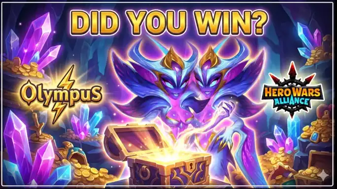 Olympus Alliance Anniversary Giveaway winner announcement Hero Wars Alliance