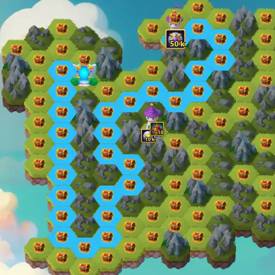 Valor Coin Tower Adam Map 27 Moves 50K Valor Coin