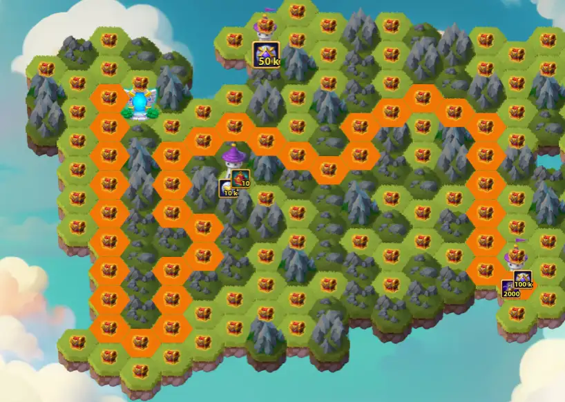 Golden Threads Tower Adam Map 35 Moves 100K Valor Coin 2000 Golden Threads