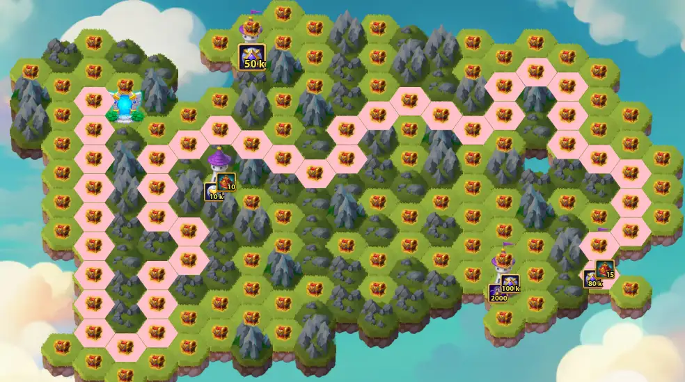 Pattern Chest Tower Adam Map 41 Moves 80K Valor Coin 15 Chest of Pattern