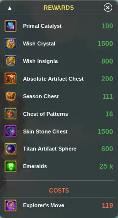 Hero Wars June Map Total Rewards Full Clear 2026