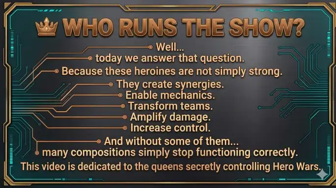 Queens of Hero Wars Alliance full hero stat comparison