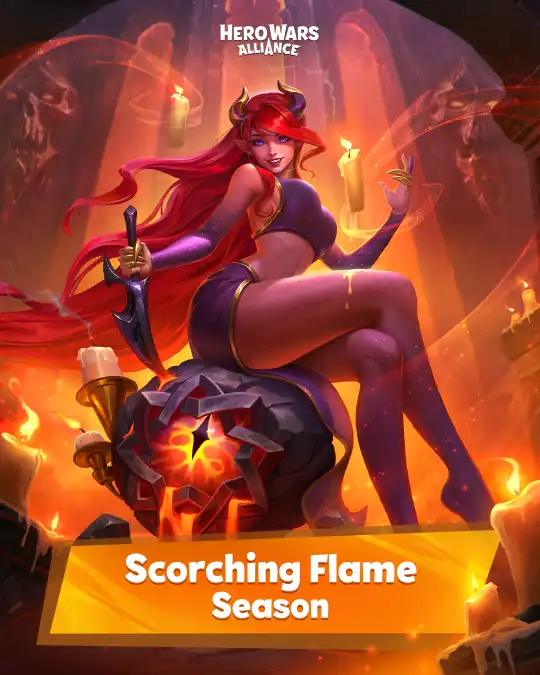 New Hero Kendle - Scorching Flame Season Hero Wars Alliance
