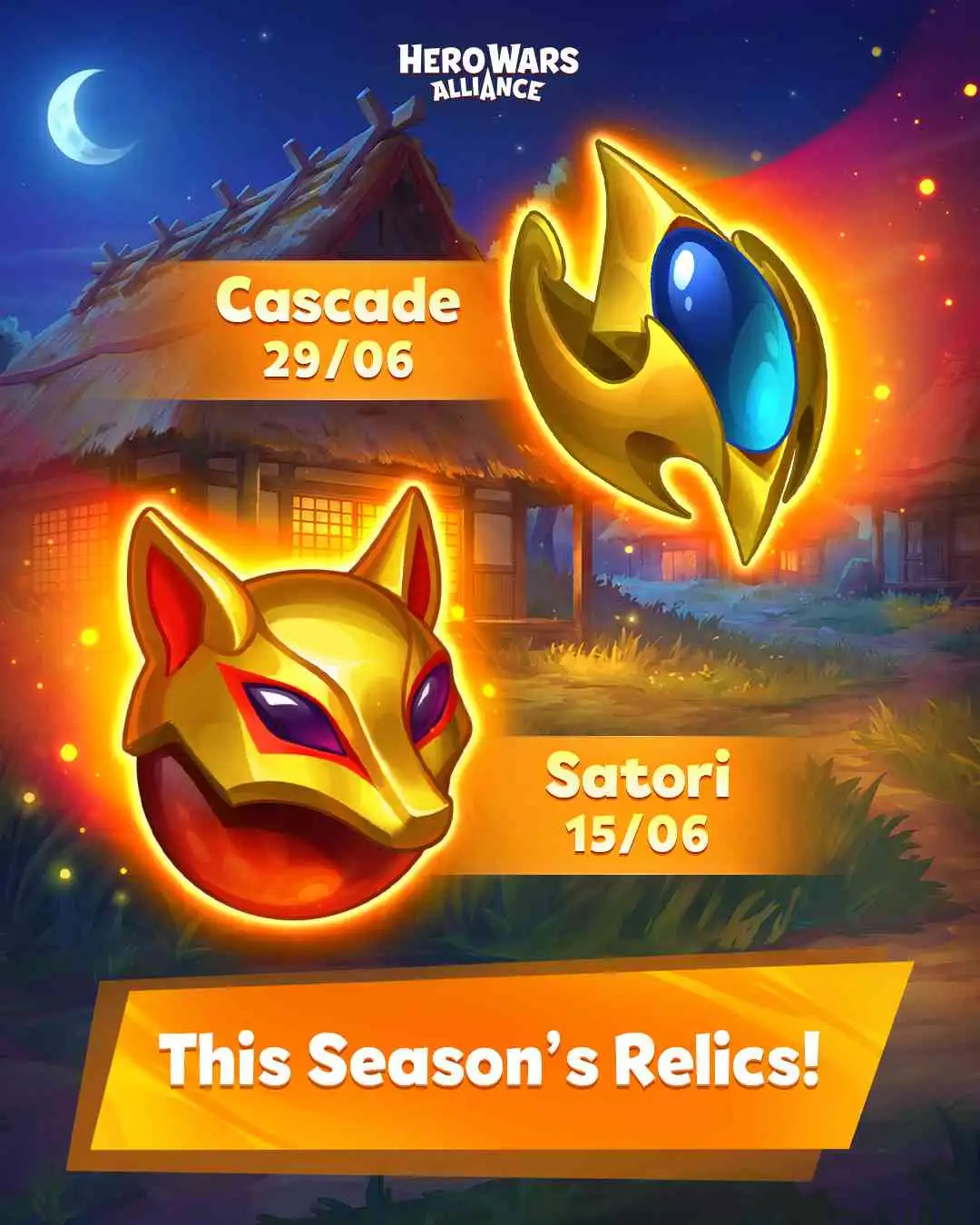 Relic progression resources during Shards of the Past