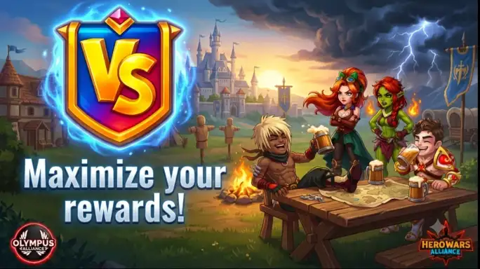 Guild VS Weekly Guide daily planning overview for Hero Wars Alliance