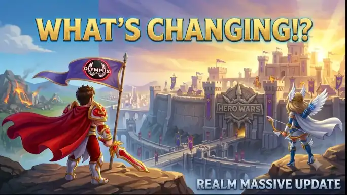 Hero Wars Alliance update Realm Global Map preview